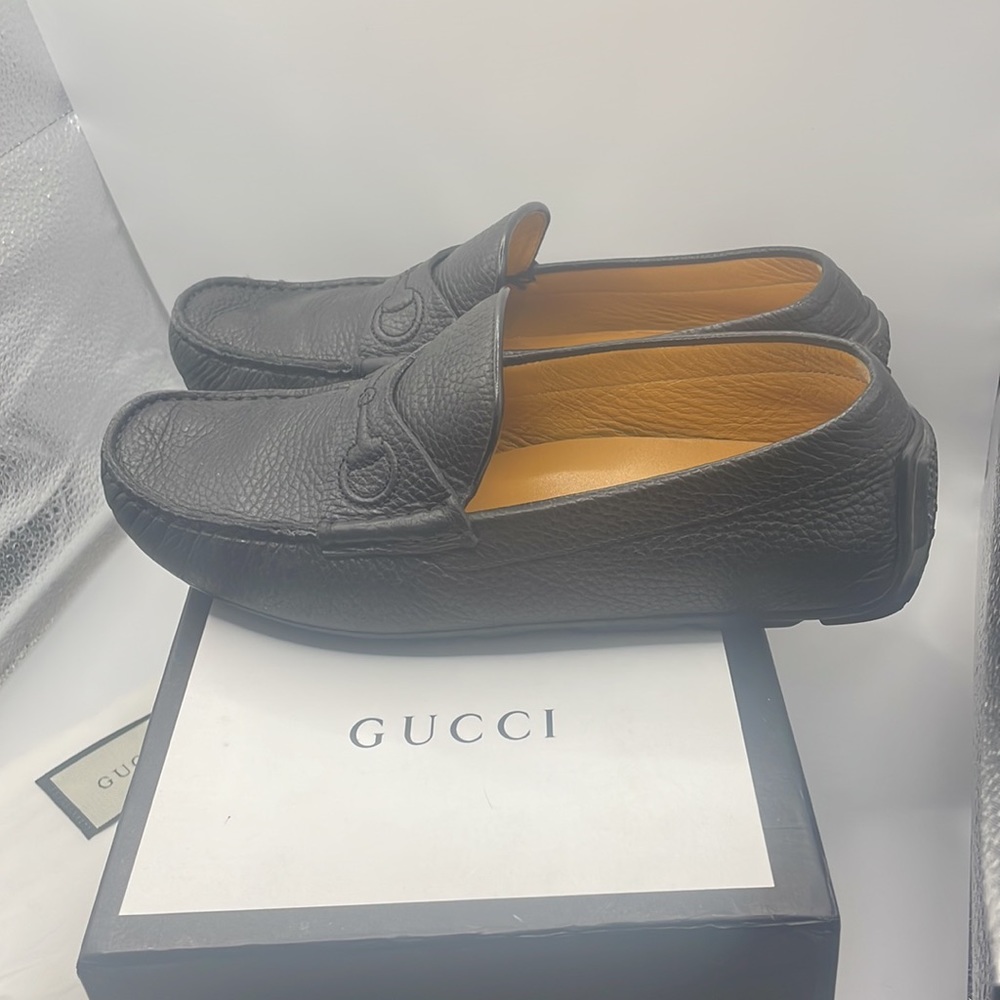 Gucci Black Leather Loafers - Picture 3 of 6